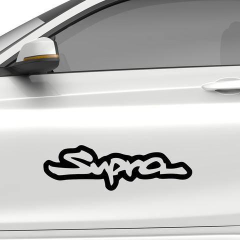 Supra Schriftzug Aufkleber Nr 4 - Beispielansicht