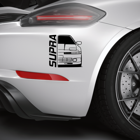 Supra Vertikal Aufkleber - Beispielansicht