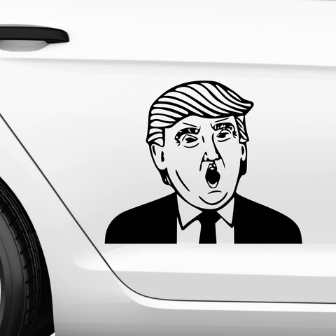 Surprise Trump Aufkleber - Beispielansicht