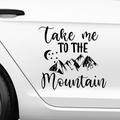 Take me to the Mountain Aufkleber - Beispielansicht