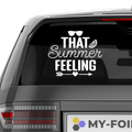 That summer feeling Aufkleber - Beispielansicht