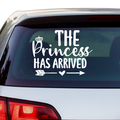 The Princes has arrived Aufkleber - Beispielansicht