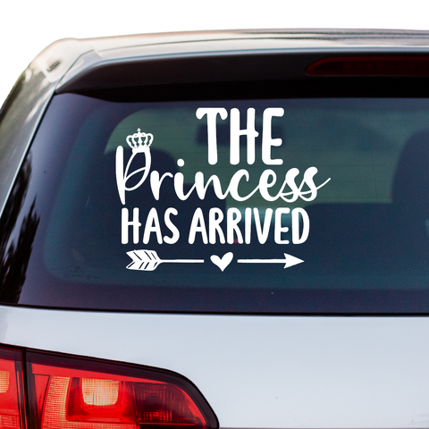 The Princes has arrived Aufkleber - Beispielansicht