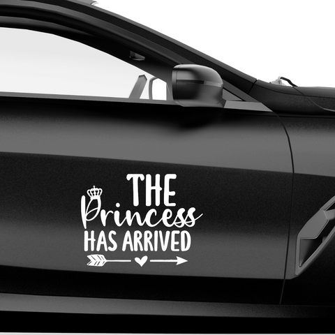 The Princes has arrived Aufkleber - Beispielansicht