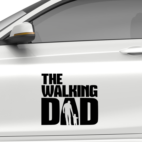 The walking Dad Aufkleber - Beispielansicht