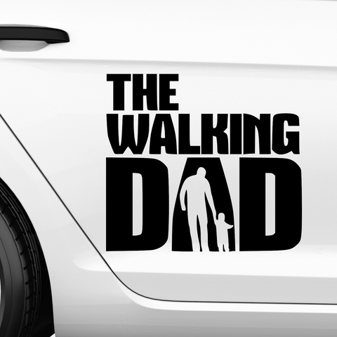 The walking Dad Aufkleber - Beispielansicht