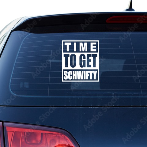 Time to get swifty Aufkleber - Beispielansicht