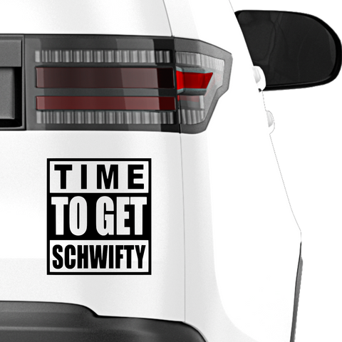 Time to get swifty Aufkleber - Beispielansicht