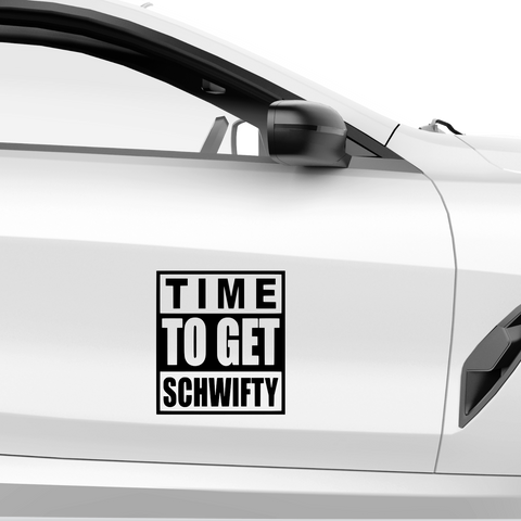 Time to get swifty Aufkleber - Beispielansicht