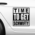 Time to get swifty Aufkleber - Beispielansicht