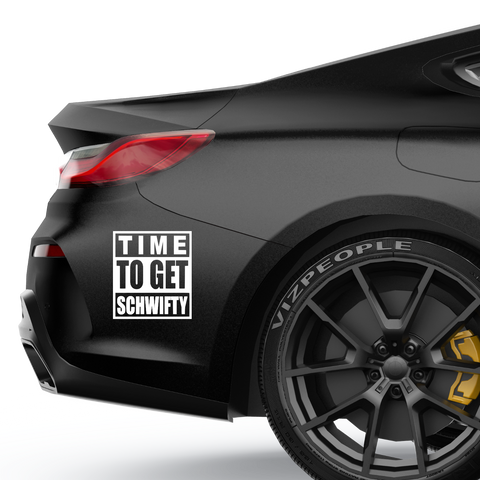 Time to get swifty Aufkleber - Beispielansicht