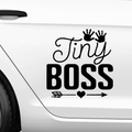 Tiny Boss Aufkleber - Beispielansicht