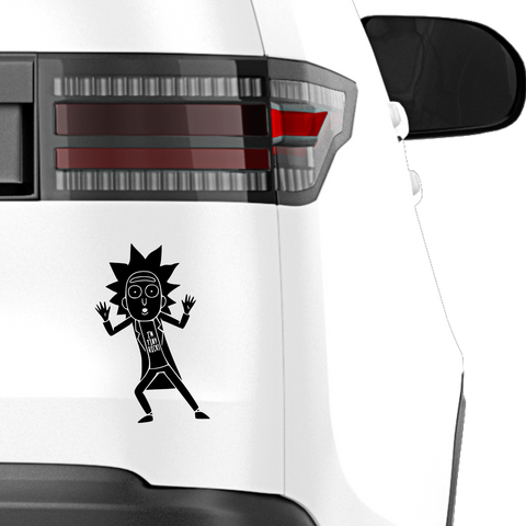Tiny Rick. Aufkleber - Beispielansicht