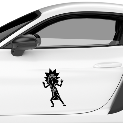 Tiny Rick. Aufkleber - Beispielansicht