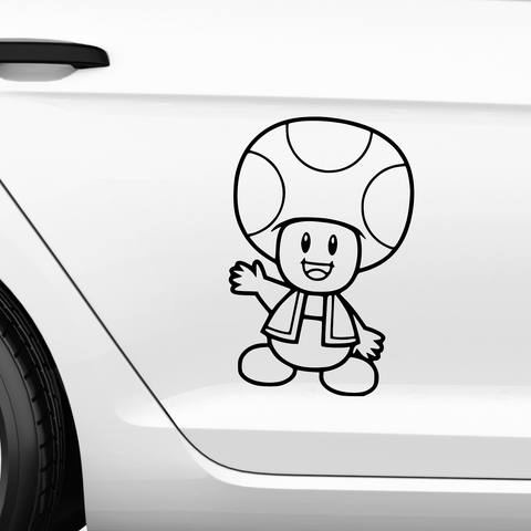 Toad Aufkleber - Beispielansicht