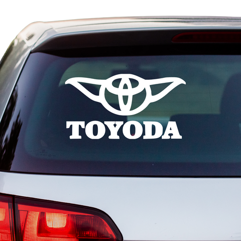 Toyoda Toyota Fakelogo Aufkleber - Beispielansicht