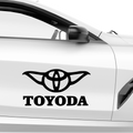 Toyoda Toyota Fakelogo Aufkleber - Beispielansicht