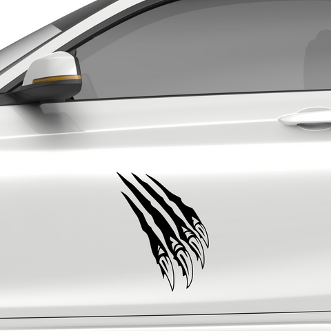 Tribal Krallenklaue Aufkleber - Beispielansicht