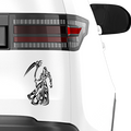 Tribal Sensenmann Aufkleber - Beispielansicht