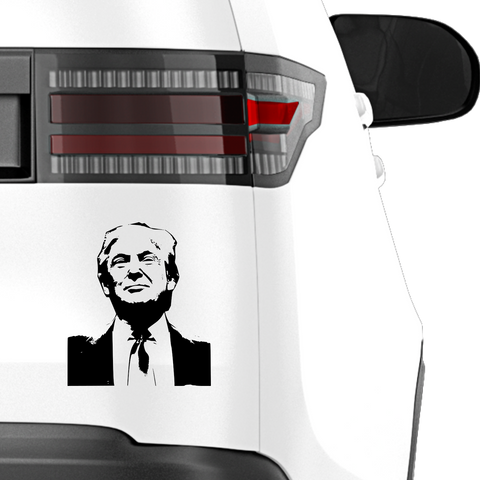 Trump Portrait Aufkleber - Beispielansicht