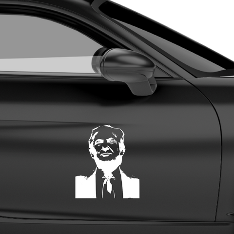 Trump Portrait Aufkleber - Beispielansicht