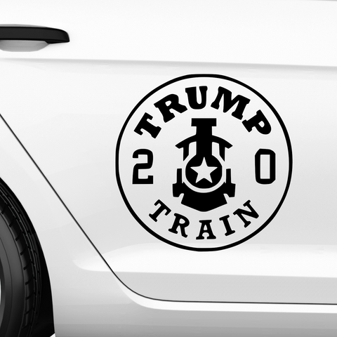 Trump Train Aufkleber - Beispielansicht