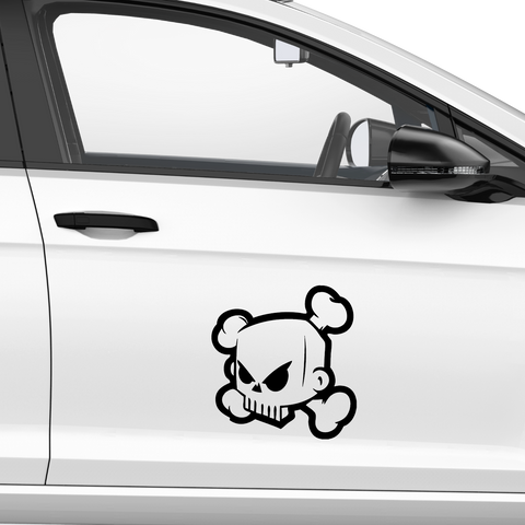 Tuning Aufkleber Totenkopf Nr 2 - Beispielansicht