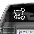 Tuning Aufkleber Totenkopf Nr 2 - Beispielansicht