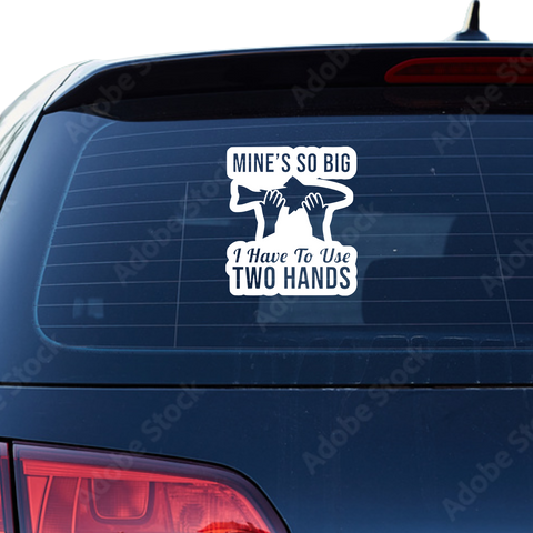 Two Hands Aufkleber - Beispielansicht