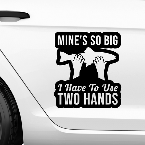 Two Hands Aufkleber - Beispielansicht