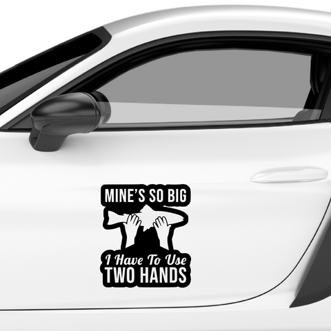 Two Hands Aufkleber - Beispielansicht