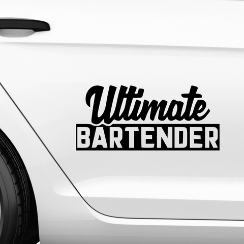 Ultimate BArtender Aufkleber - Beispielansicht