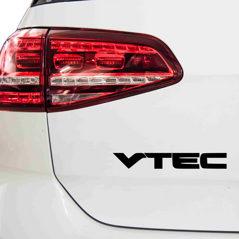 V Tec Schiftzug Fett Aufkleber - Beispielansicht