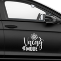 Vacay Mode Aufkleber - Beispielansicht