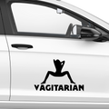 Vagitarian Aufkleber - Beispielansicht