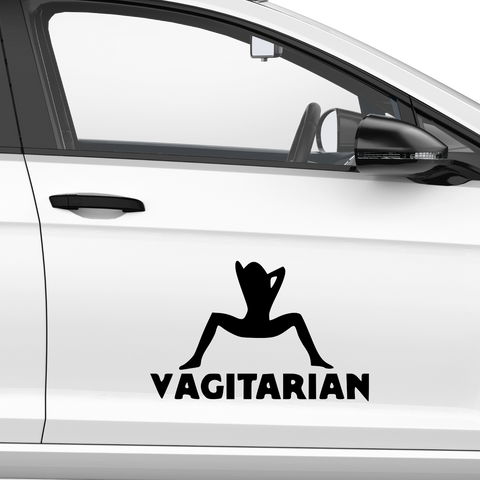 Vagitarian Aufkleber - Beispielansicht