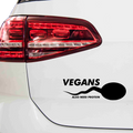 Vegans Also Need Protein Aufkleber - Beispielansicht