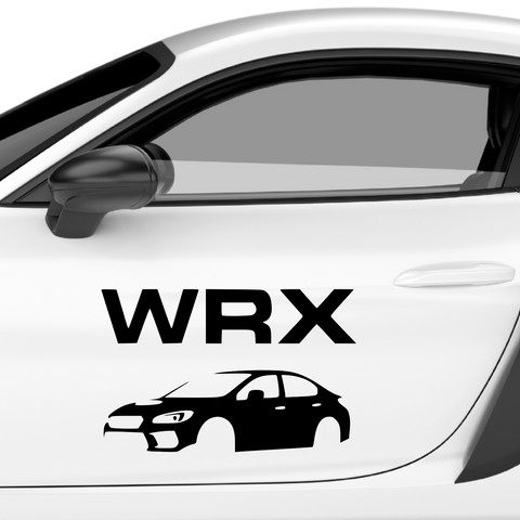 WRX JDM Aufkleber - Beispielansicht