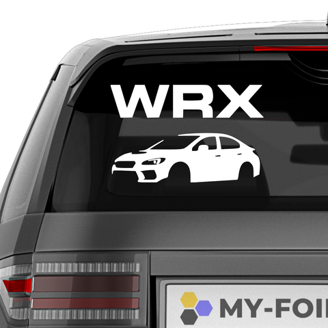 WRX JDM Aufkleber - Beispielansicht