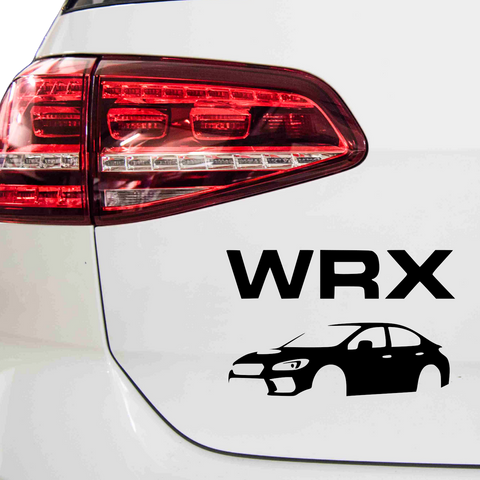 WRX JDM Aufkleber - Beispielansicht