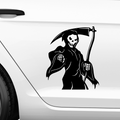 Warrior Sensenmann Aufkleber - Beispielansicht