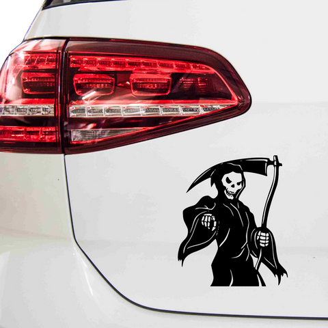 Warrior Sensenmann Aufkleber - Beispielansicht