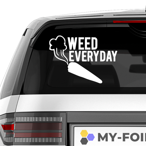 WeedEveryday Aufkleber - Beispielansicht