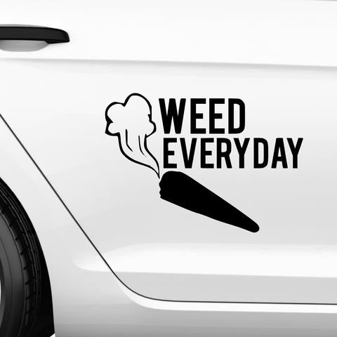 WeedEveryday Aufkleber - Beispielansicht