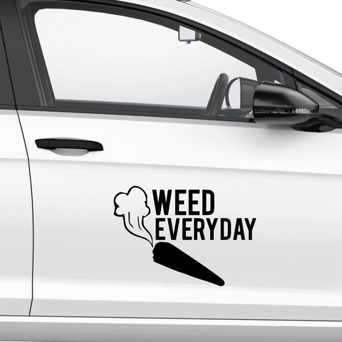 WeedEveryday Aufkleber - Beispielansicht