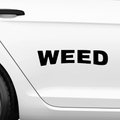 Weed Aufkleber - Beispielansicht
