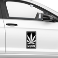 Weed Black Aufkleber - Beispielansicht