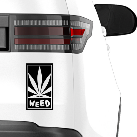 Weed Black Aufkleber - Beispielansicht