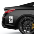 Weed Black Aufkleber - Beispielansicht