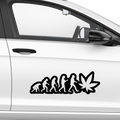 Weed Evolution Aufkleber - Beispielansicht